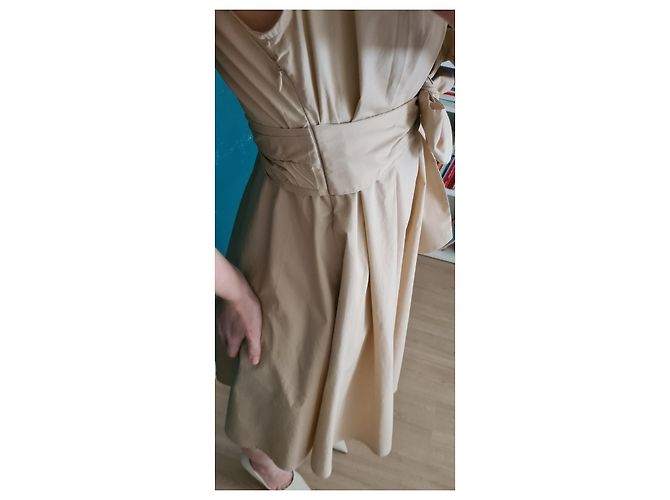 Vestido de algodón Woolrich Beige - vista 11
