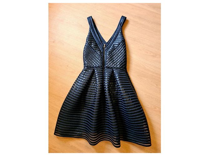 Maje Kleid Dunkelblau aus Polyester - Ansicht 3