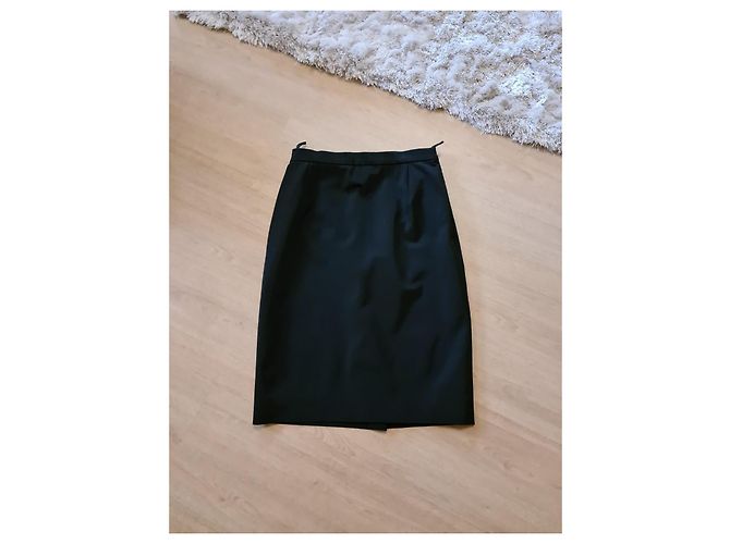 Falda Prada negra de sintético Negro - vista 9