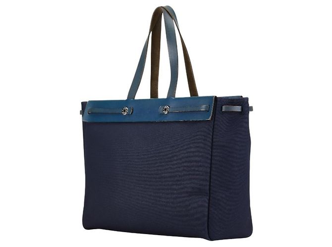 Hermès Herbag Azul marinho - vista 2