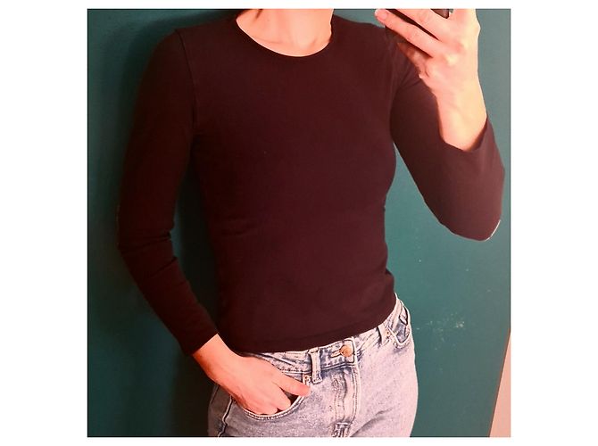 Burberry T-Shirt aus Baumwolle für Mädchen Schwarz - Ansicht 11