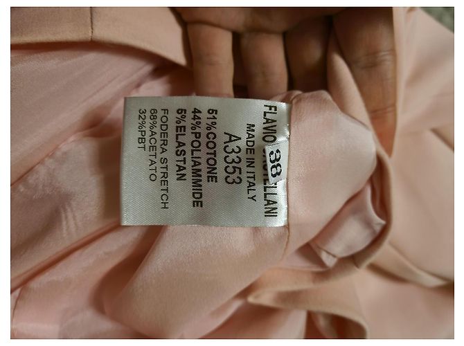 Flavio Castellani Abendkleid Rosa Mini Pink - Ansicht 4