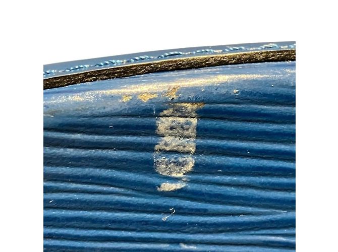 Borsa a mano Epi Saint Jacques di Louis Vuitton Blu - vista 7