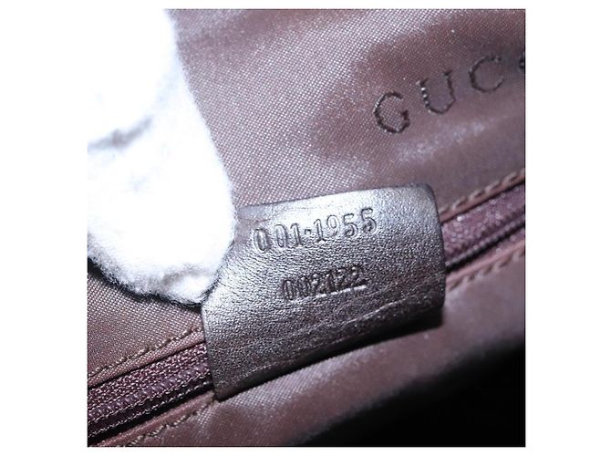 Borsa a Spalla GUCCI in Tela Khaki Auth ti2779 Cachi - vista 12