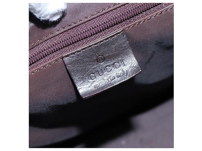 Borsa a Spalla GUCCI in Tela Khaki Auth ti2779 Cachi - vista 17