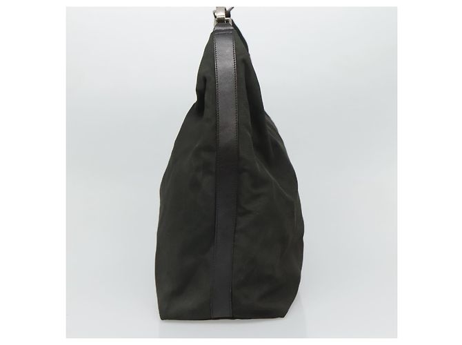 Borsa a Spalla GUCCI in Tela Khaki Auth ti2779 Cachi - vista 3