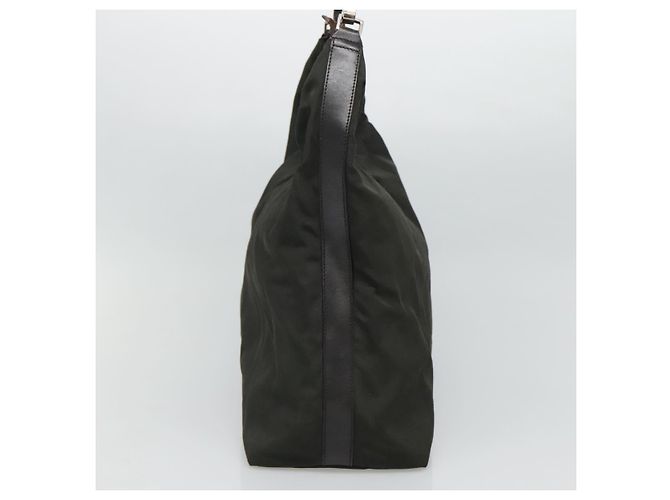 Borsa a Spalla GUCCI in Tela Khaki Auth ti2779 Cachi - vista 4