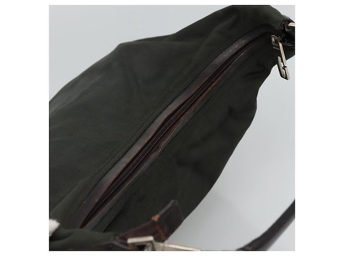 Borsa a Spalla GUCCI in Tela Khaki Auth ti2779 Cachi - vista 6