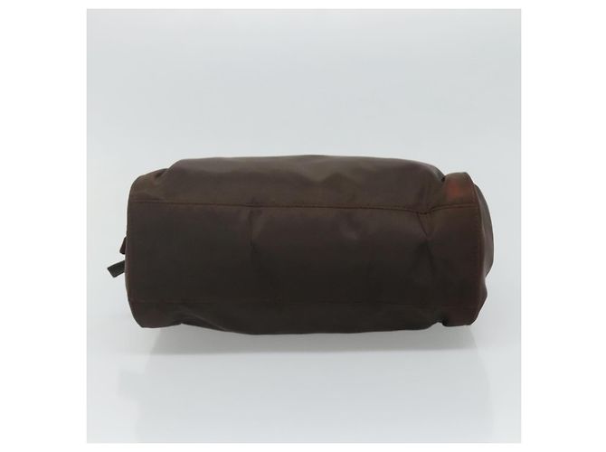 PRADA Borsa a mano in nylon marrone Auth ti2669 - vista 5