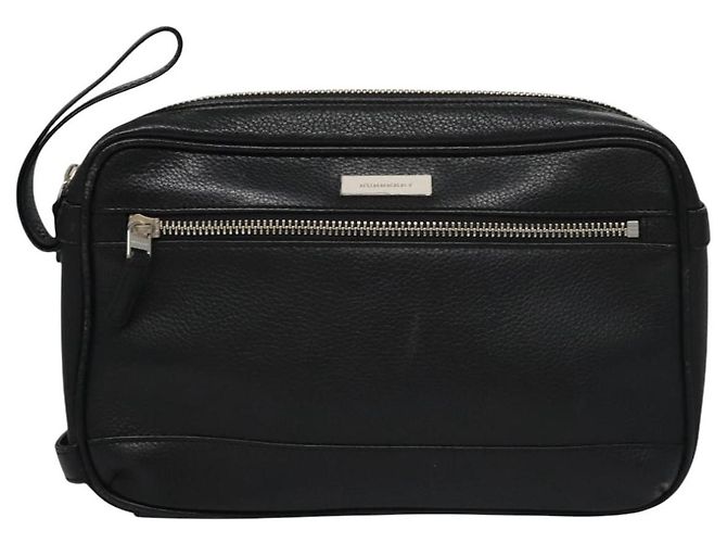 Borsa a mano in pelle nera BURBERRY Auth ti2663 Nero - vista 13