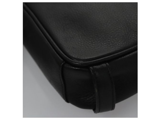 Borsa a mano in pelle nera BURBERRY Auth ti2663 Nero - vista 16
