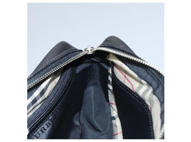 Borsa a mano in pelle nera BURBERRY Auth ti2663 Nero - vista 18