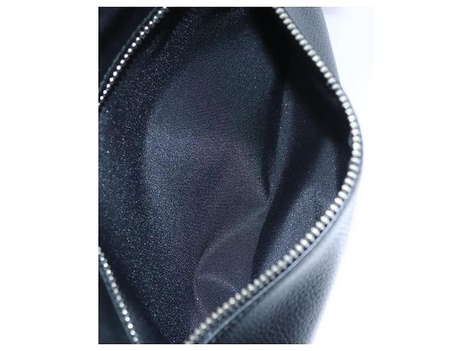 Borsa a mano in pelle nera BURBERRY Auth ti2663 Nero - vista 21