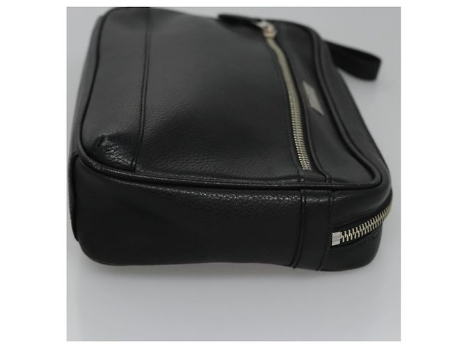 Borsa a mano in pelle nera BURBERRY Auth ti2663 Nero - vista 3