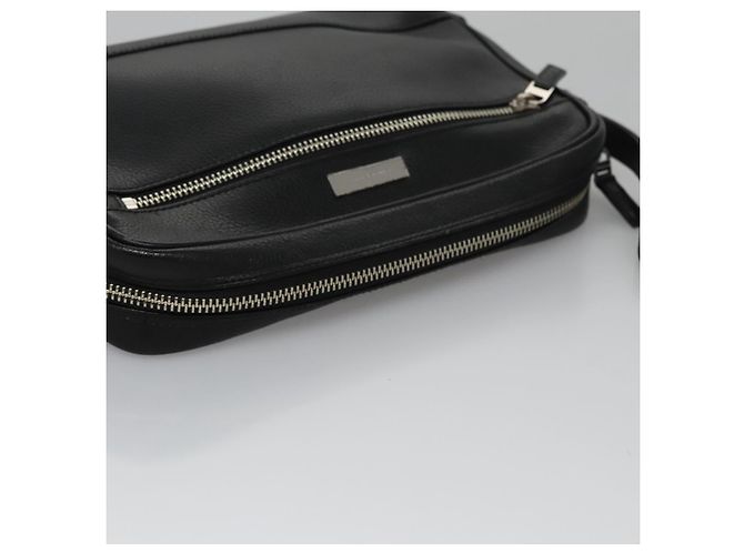 Borsa a mano in pelle nera BURBERRY Auth ti2663 Nero - vista 5