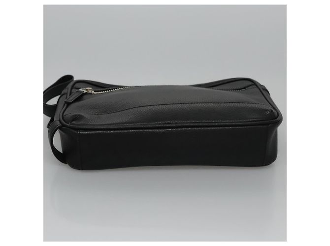Borsa a mano in pelle nera BURBERRY Auth ti2663 Nero - vista 7