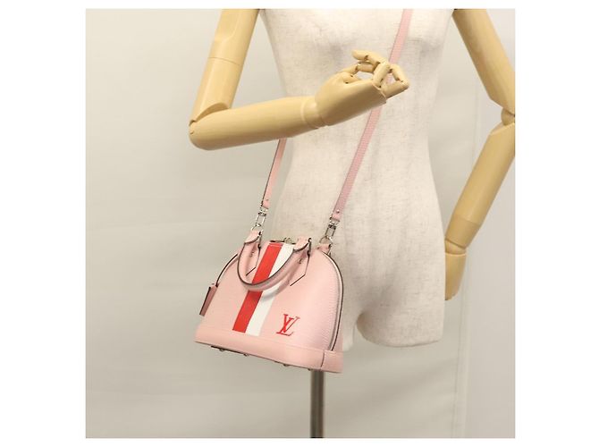 LOUIS VUITTON Epi Alma BB Borsa a Mano 2way Rosa Valerine M51961 Auth 104499S - vista 31