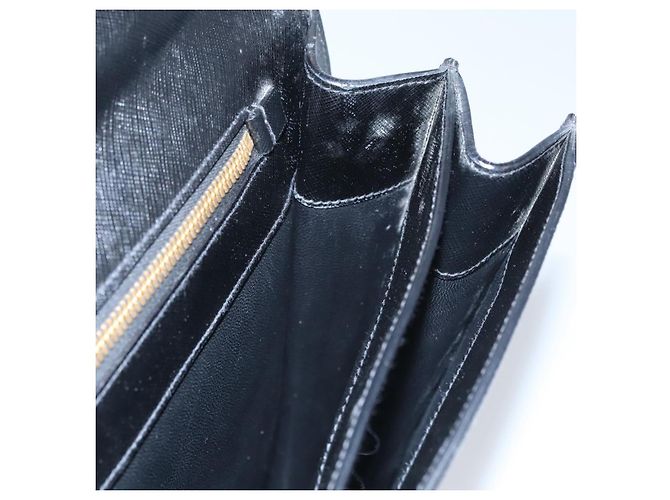 Saffiano Borsa da lavoro PRADA in pelle Safiano nera e oro Auth bs21898 Nero D'oro - vista 19