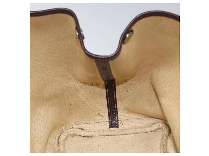 Hermès HERMES Amazonia Garden Party PM Borsa a mano in pelle marrone Auth yk16902 - vista 18