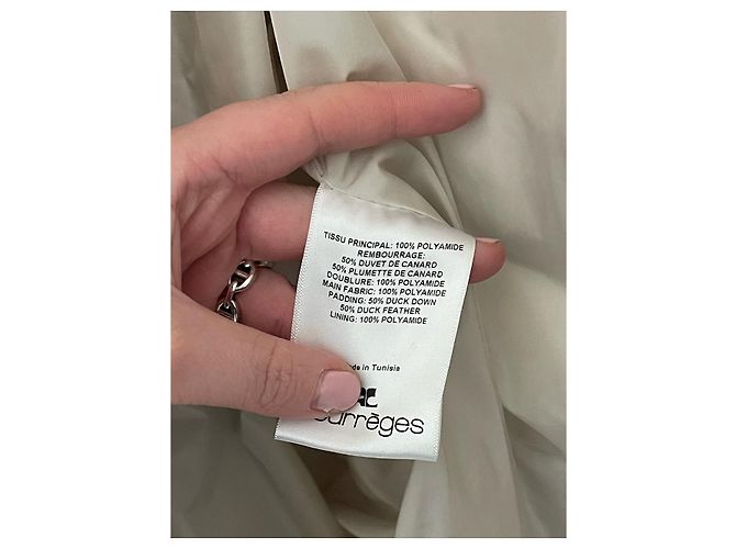 COURREGES Abrigos T.Internacional M Sintético Crudo - vista 6