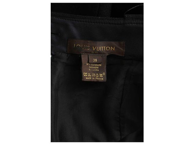 Louis Vuitton Schwarze Kaschmirrock - Ansicht 5