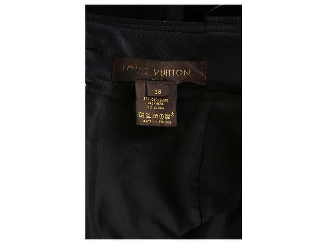 Louis Vuitton Schwarze Kaschmirrock - Ansicht 6