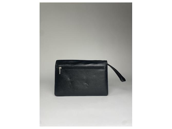 Clutch in pelle nera Bow Cut di Givenchy Nero - vista 2
