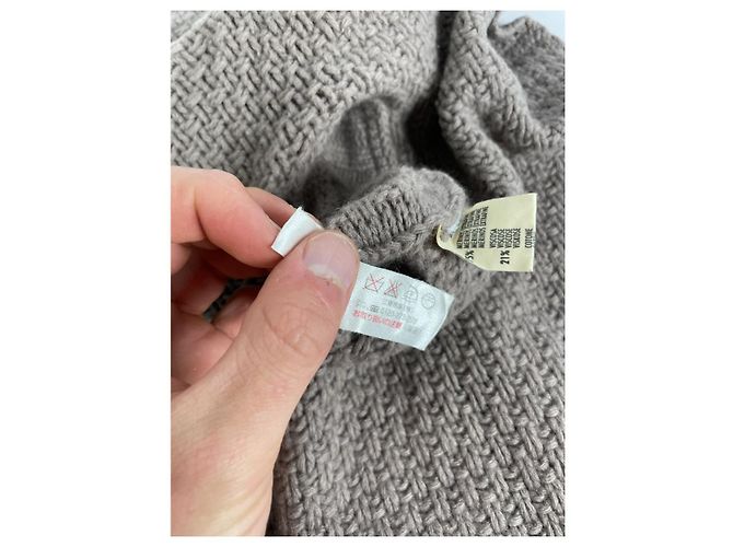 Abrigo trench de lana gris Rick Owens - vista 4