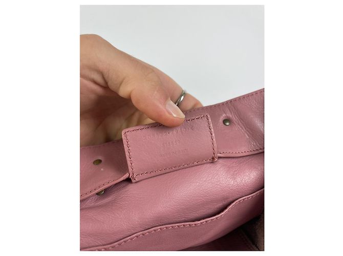Borsa in pelle rosa Balenciaga City - vista 3