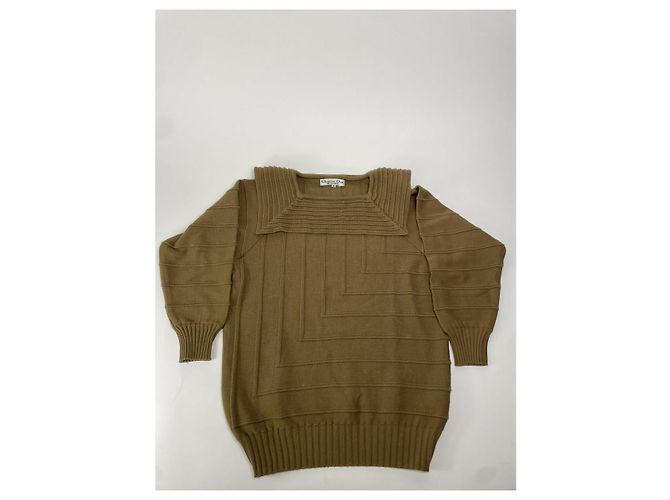 Dior J'Adior Strickwaren aus Khaki-Wolle - Ansicht 2