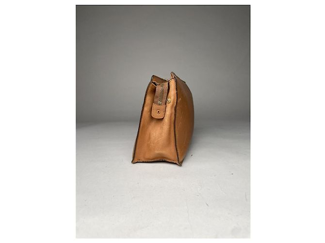 Bulgari Clutch in pelle marrone Serpenti di Bvlgari - vista 5