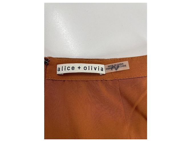 Falda Alice + Olivia de cuero de cabra Talla 34 - vista 11