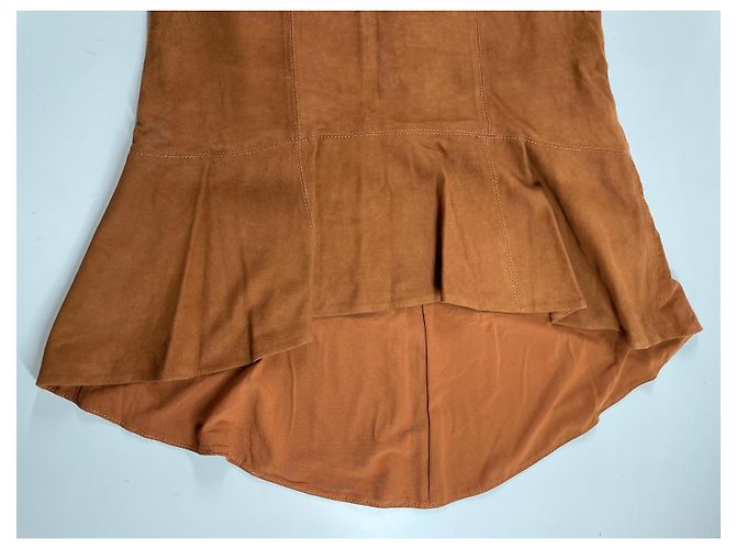 Falda Alice + Olivia de cuero de cabra Talla 34 - vista 4