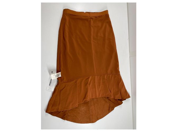 Falda Alice + Olivia de cuero de cabra Talla 34 - vista 7