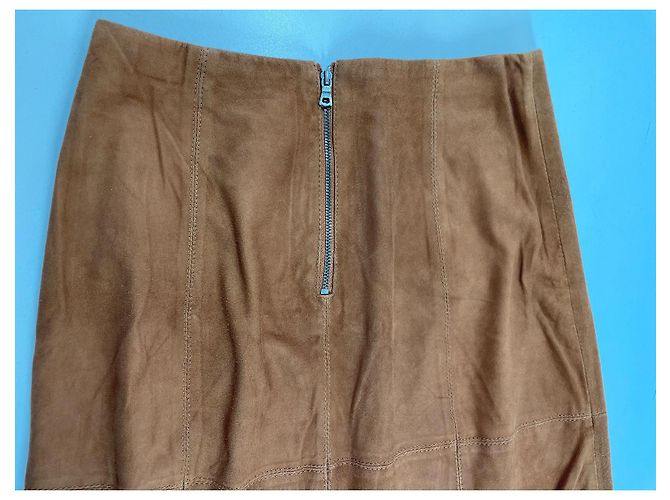 Falda Alice + Olivia de cuero de cabra Talla 34 - vista 8