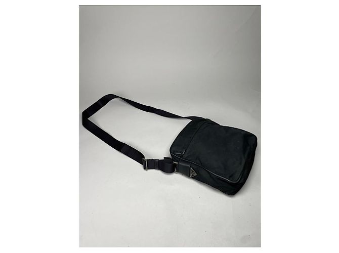 Borsa in poliestere nera Prada Nero - vista 2