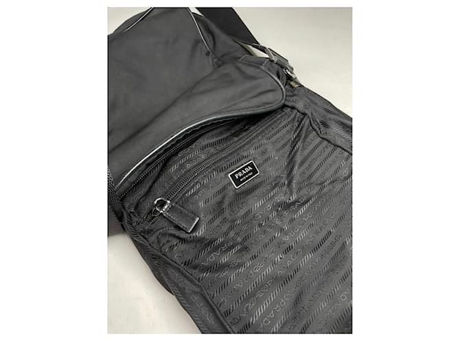 Borsa in poliestere nera Prada Nero - vista 4