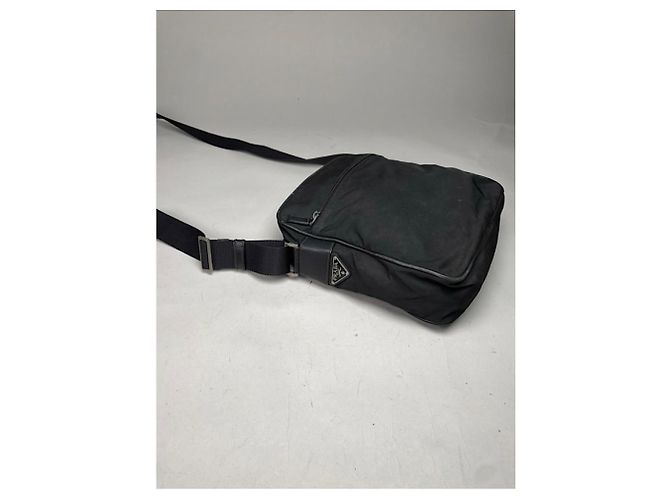 Borsa in poliestere nera Prada Nero - vista 5