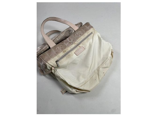 Chanel Cambon Silber Polyester Handtasche - Ansicht 3