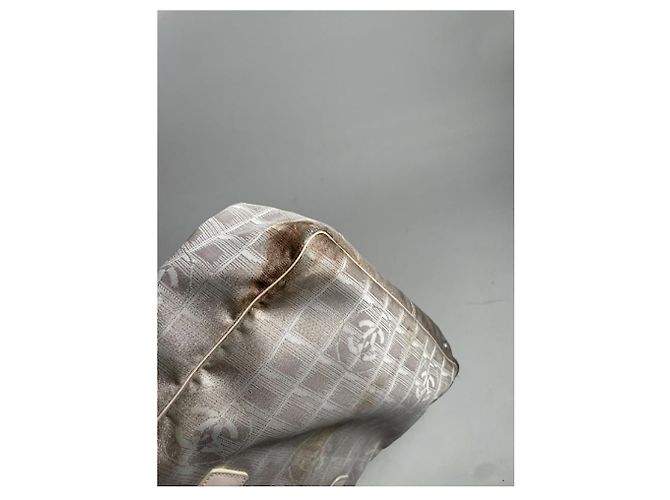 Chanel Cambon Silber Polyester Handtasche - Ansicht 5