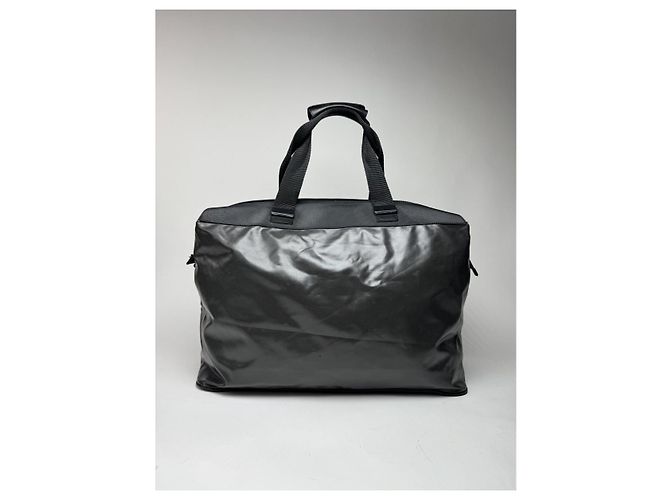 Borsa da viaggio in pelle nera Issey Miyake Nero - vista 4