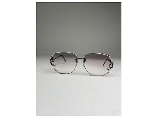 Occhiali da sole in metallo viola Balenciaga Porpora - vista 2