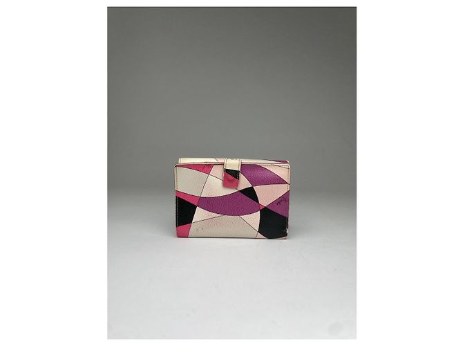 Emilio Pucci Multicolour Leather Wallet Multiple colors - view 2