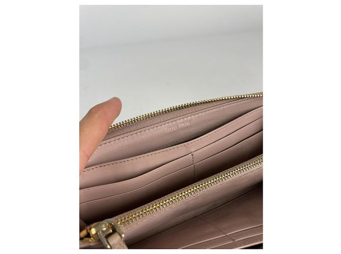 Cartera de cuero rosa Miu Miu - vista 4
