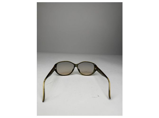 Gafas de sol de plástico dorado Dior - vista 4