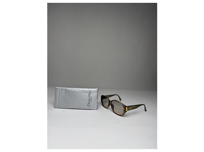 Gafas de sol de plástico dorado Dior - vista 5