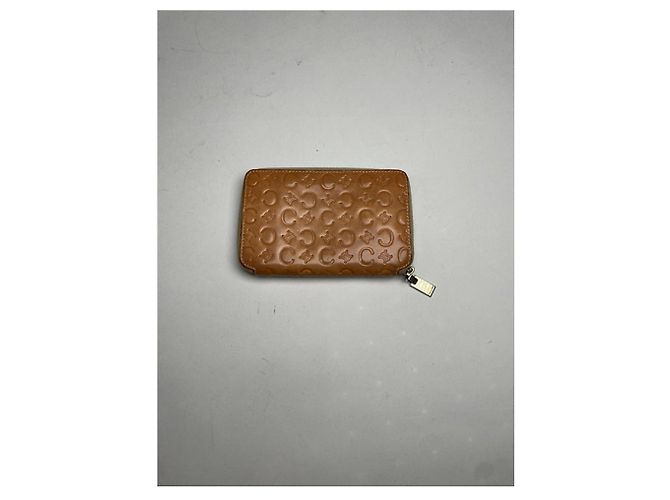 Céline Cartera de cuero naranja Celine Triomphe - vista 3