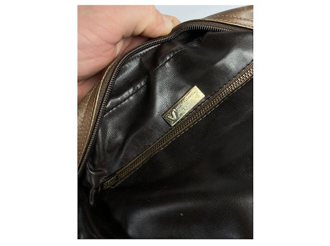 Autre Marque Borsa in pelle marrone MARIO VALENTINO - vista 4