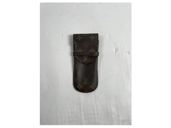 Borsa in pelle marrone Louis Vuitton - vista 2