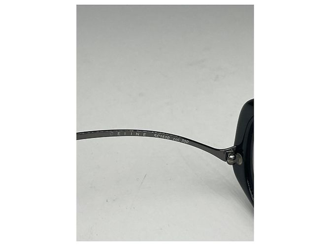 Céline Celine schwarze Metallsonnenbrille - Ansicht 4